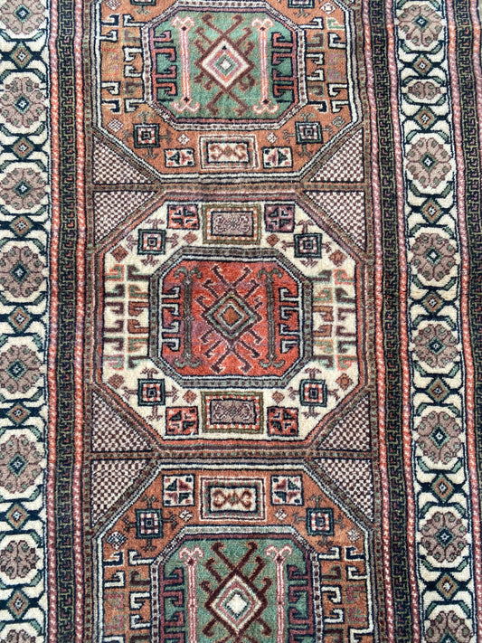 3x7 Vintage Rug, Oriental Rug, Anatolian Rug