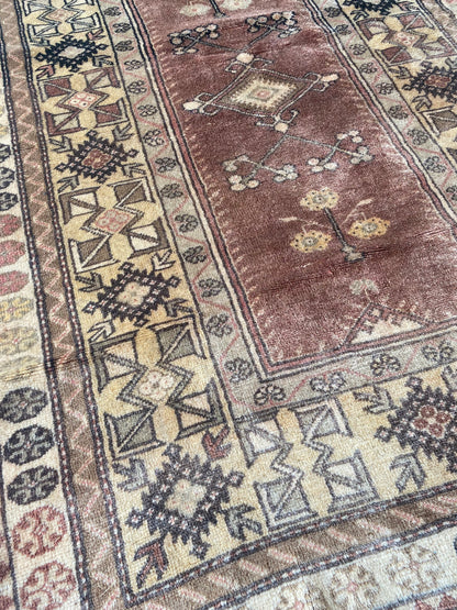 Vintage Turkish Milas Rug