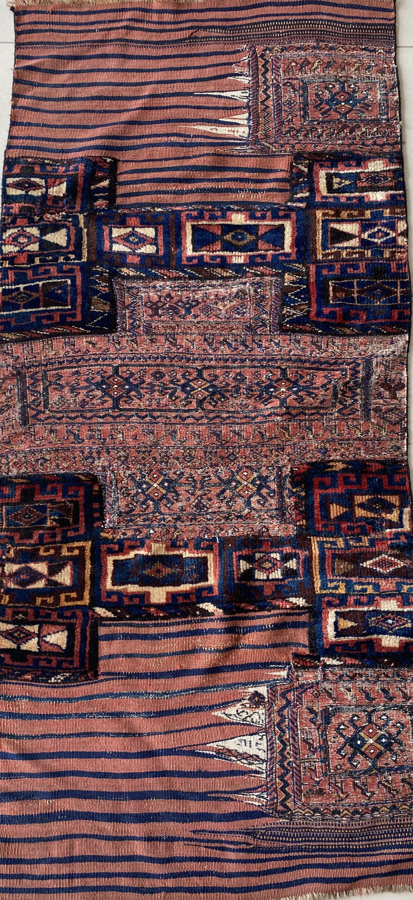 Bakhtiari Kilim Flat Saddle Rug