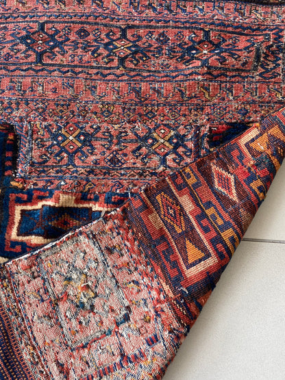 Bakhtiari Kilim Flat Saddle Rug