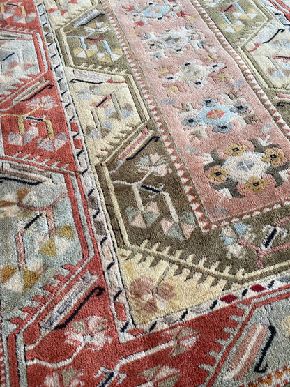 Vintage Turkish Milas Rug