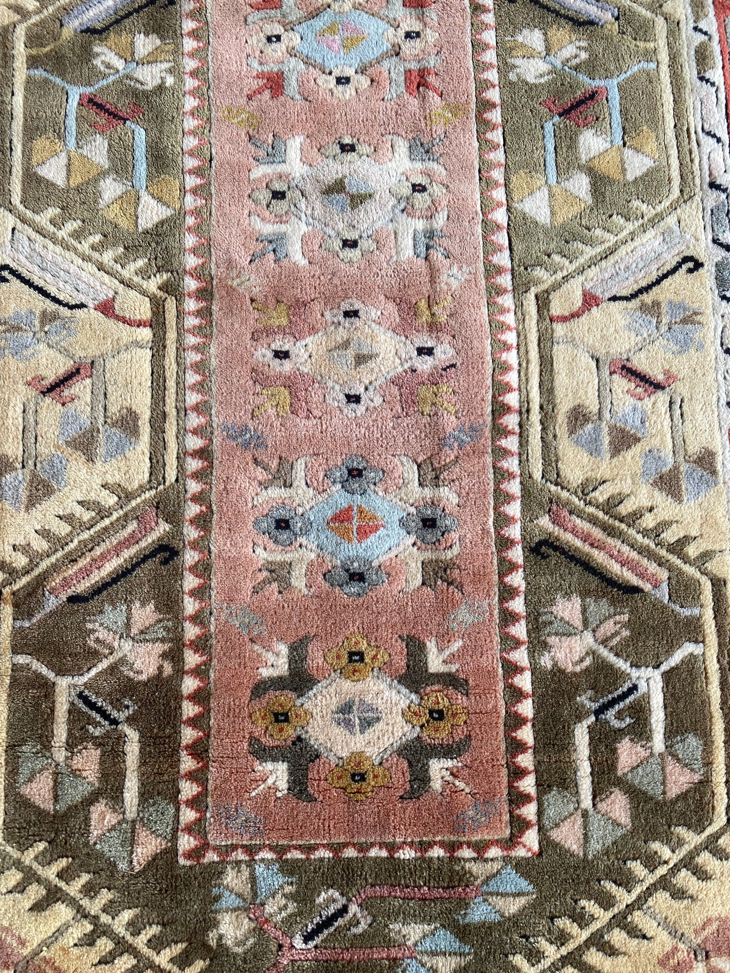 Vintage Turkish Milas Rug