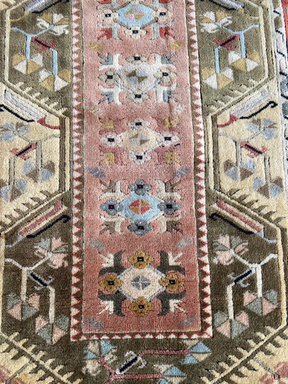 Vintage Turkish Milas Rug