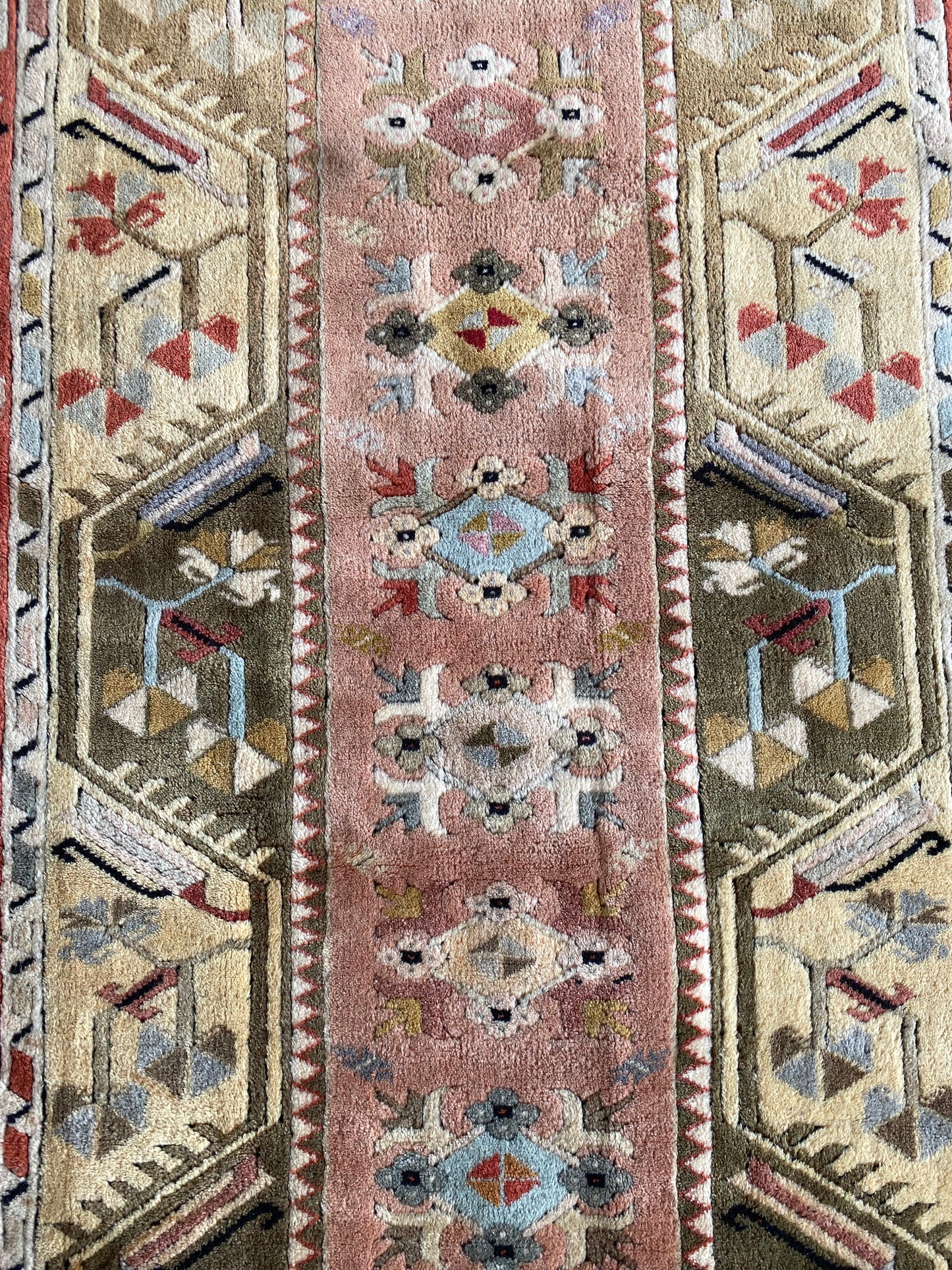 Vintage Turkish Milas Rug