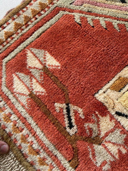 Vintage Turkish Milas Rug