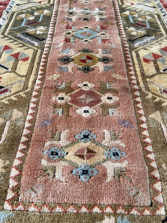 Vintage Turkish Milas Rug