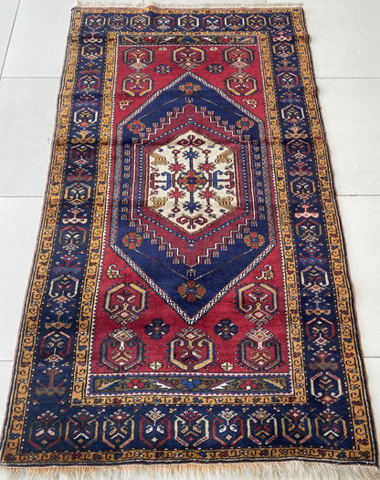 Vintage Turkish Yahyali Rug