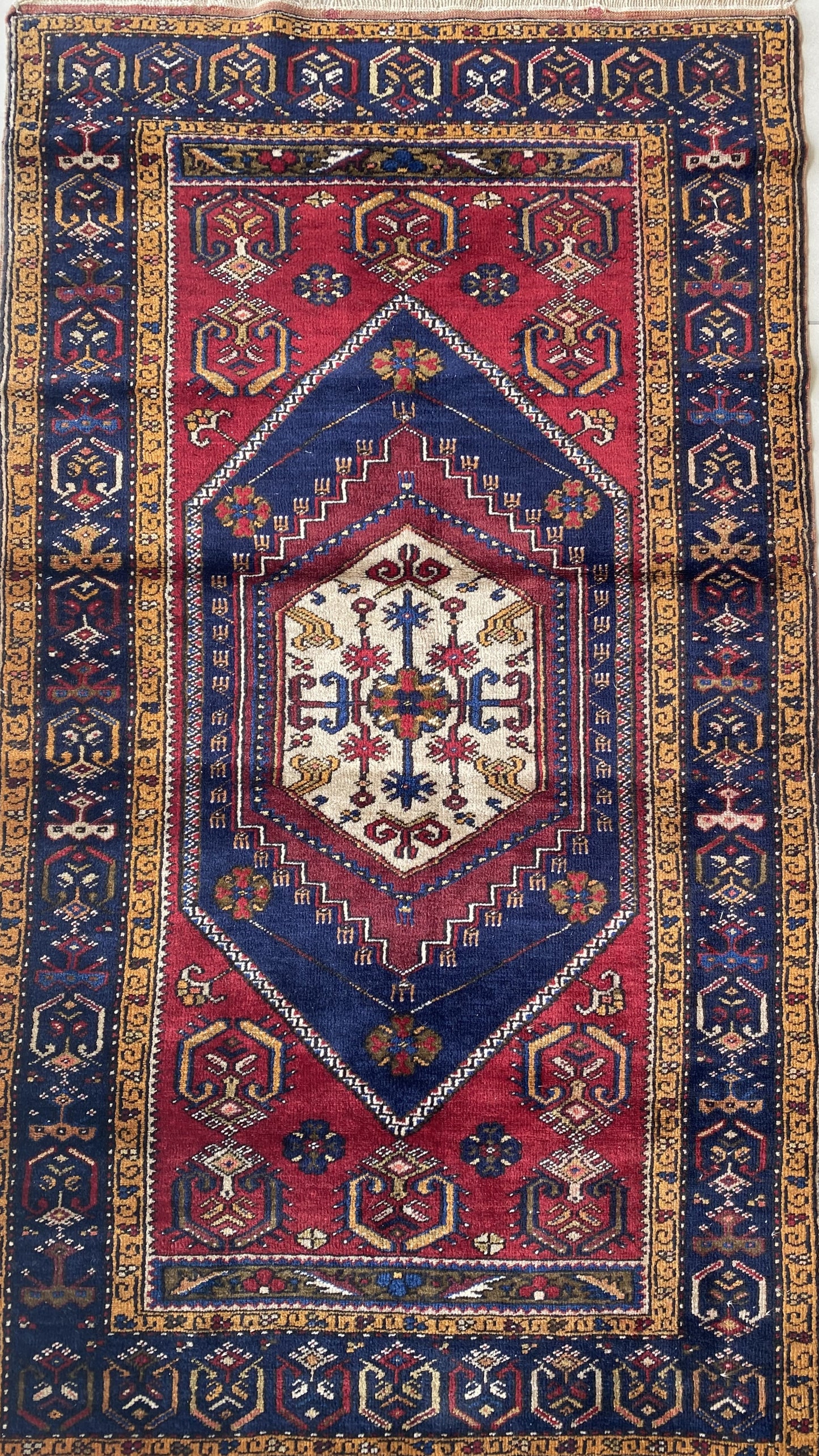 Vintage Turkish Yahyali Rug