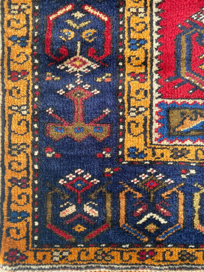 Vintage Turkish Yahyali Rug