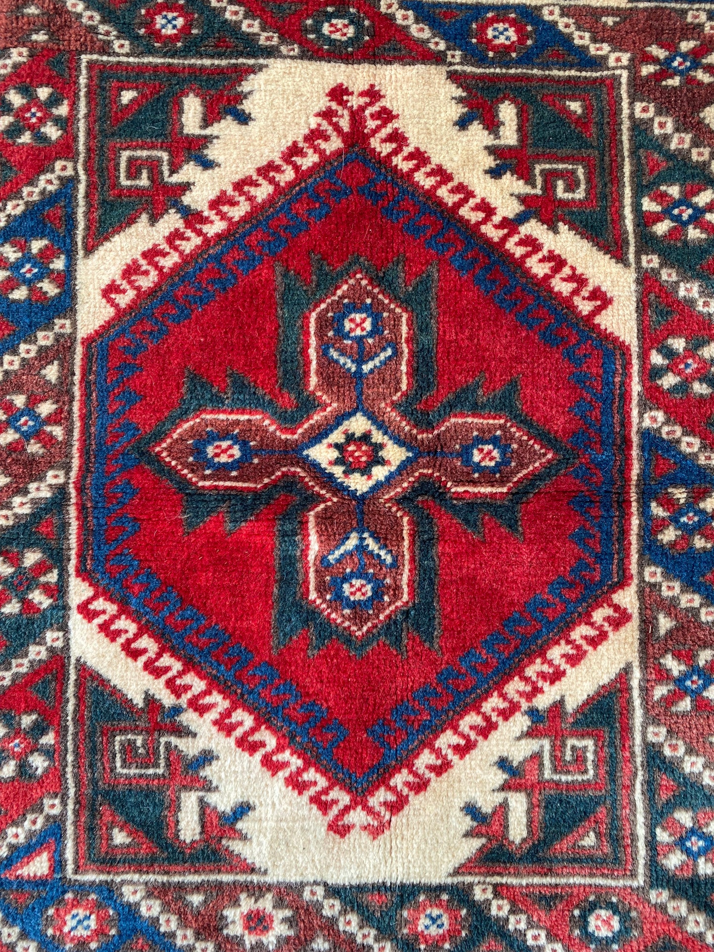 Small Vintage Dosemealti Rug