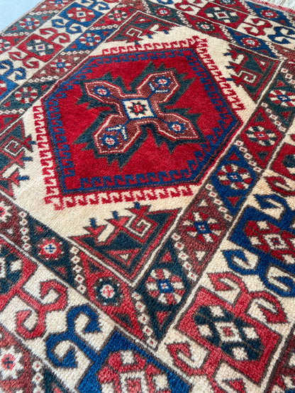 Small Vintage Dosemealti Rug