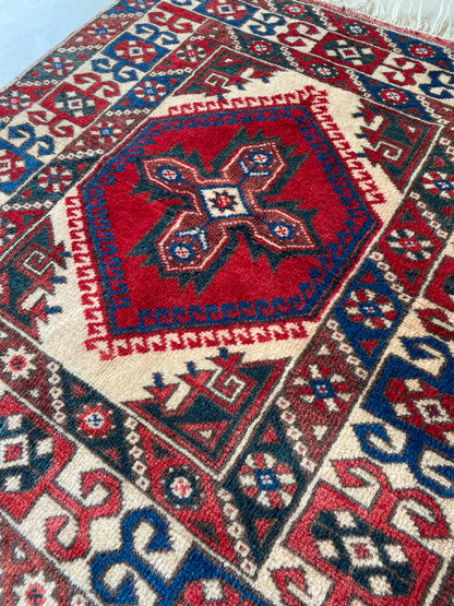 Small Vintage Dosemealti Rug