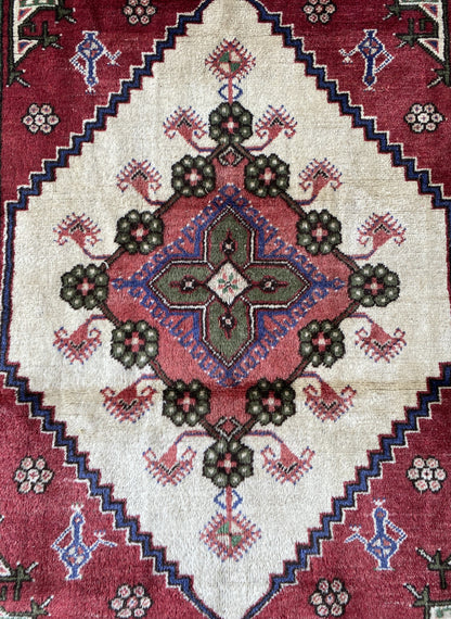 Dazkiri Rug, Dazkiri Carpet, Anatolian Rug, Vintage Rug, Wool Rug, 5x6 Rug, Oriental Rug, Traditional Rug, Turkish Carpet, Handwoven Rug