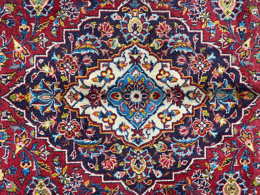 Antique Kashan Carpet Pair