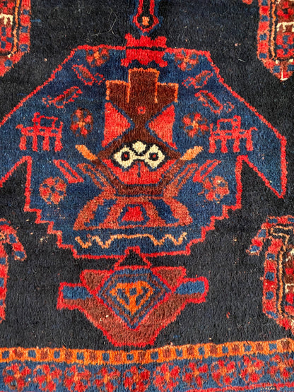 Antique Kurdish Mahabad Rug