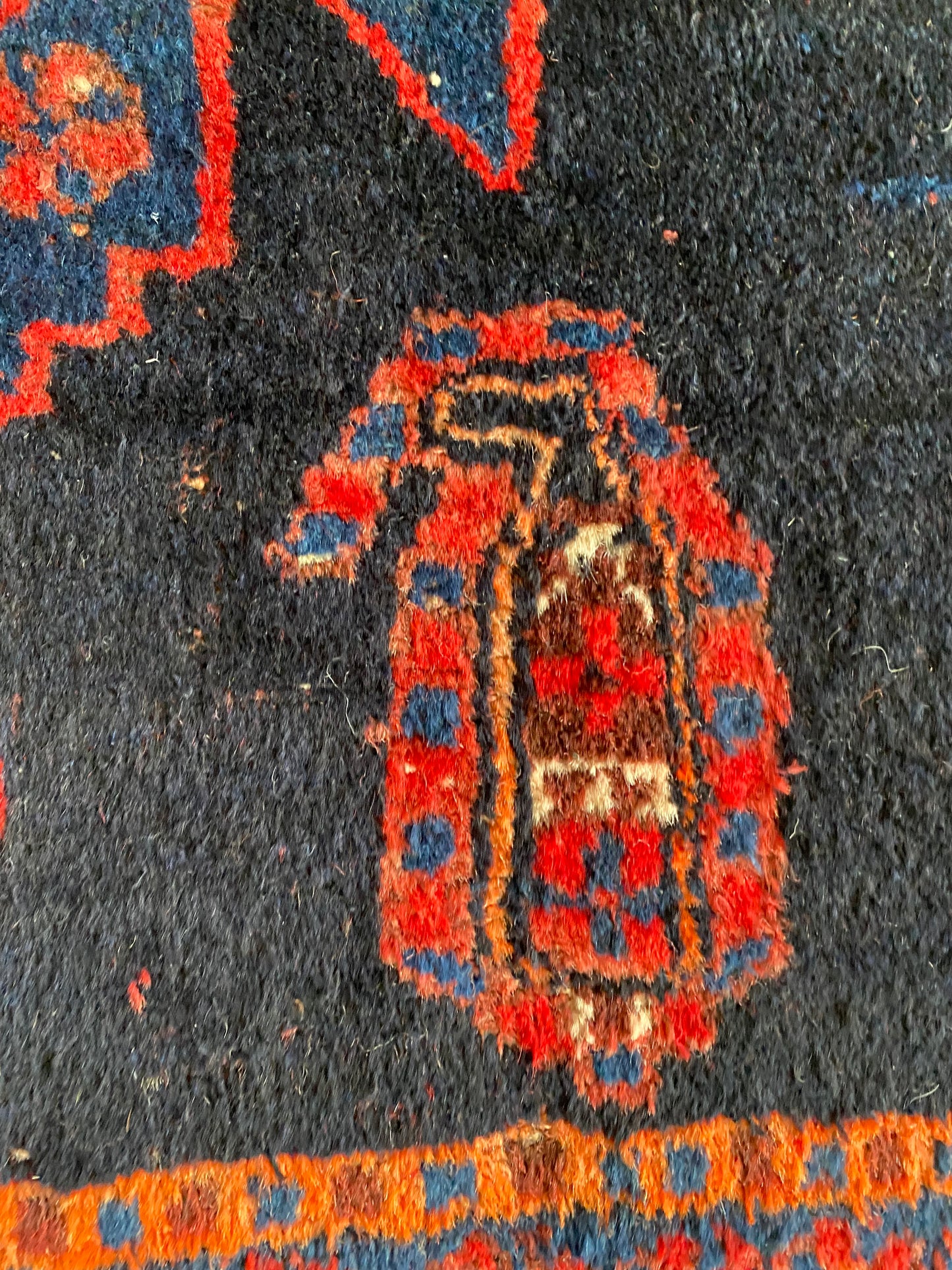 Antique Kurdish Mahabad Rug