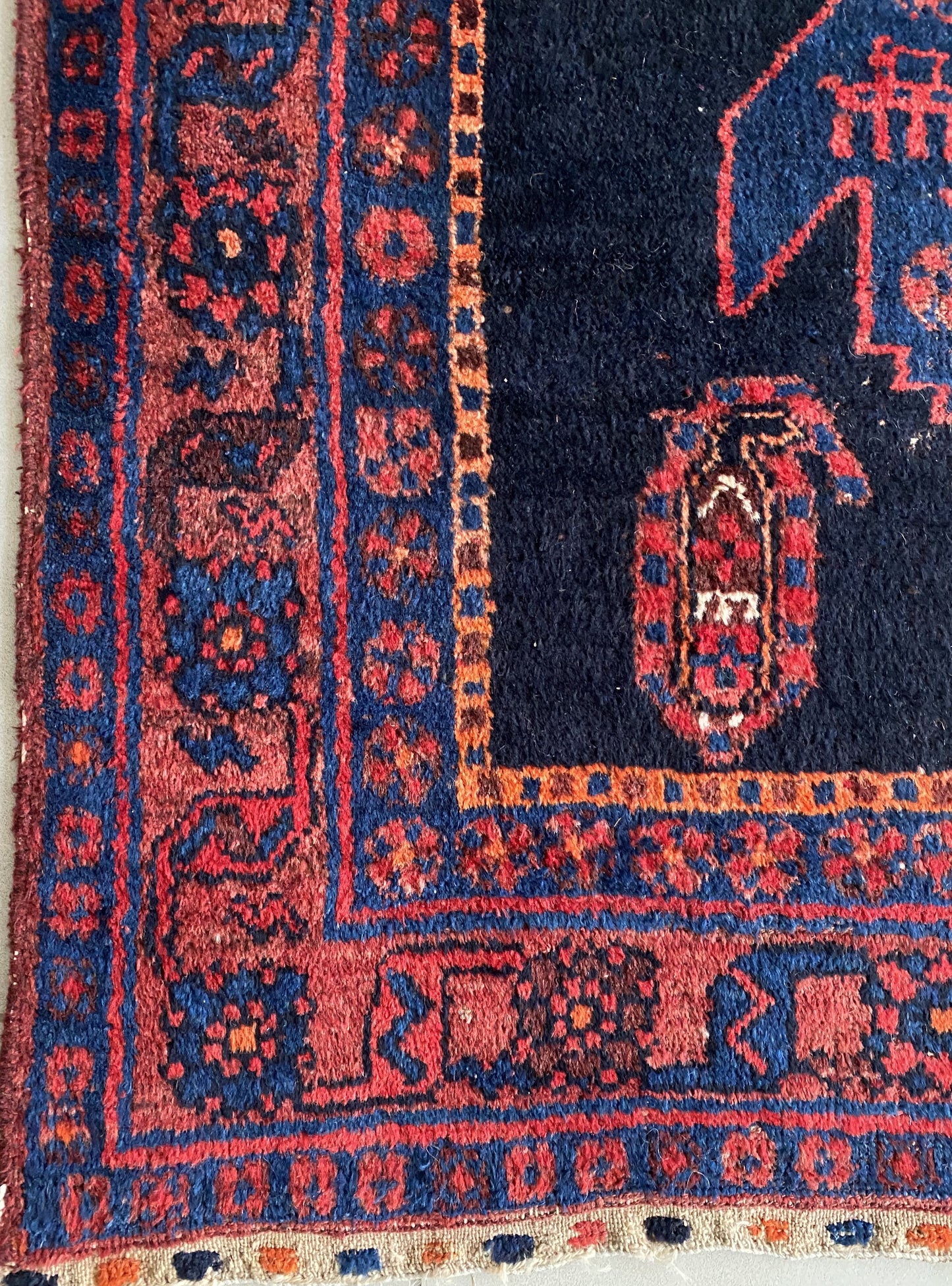 Antique Kurdish Mahabad Rug