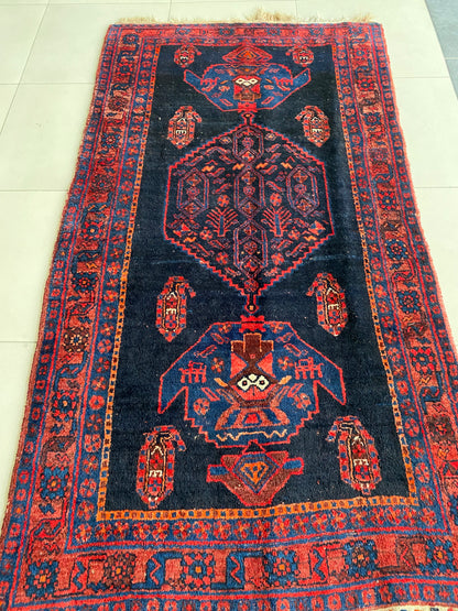 Antique Kurdish Mahabad Rug