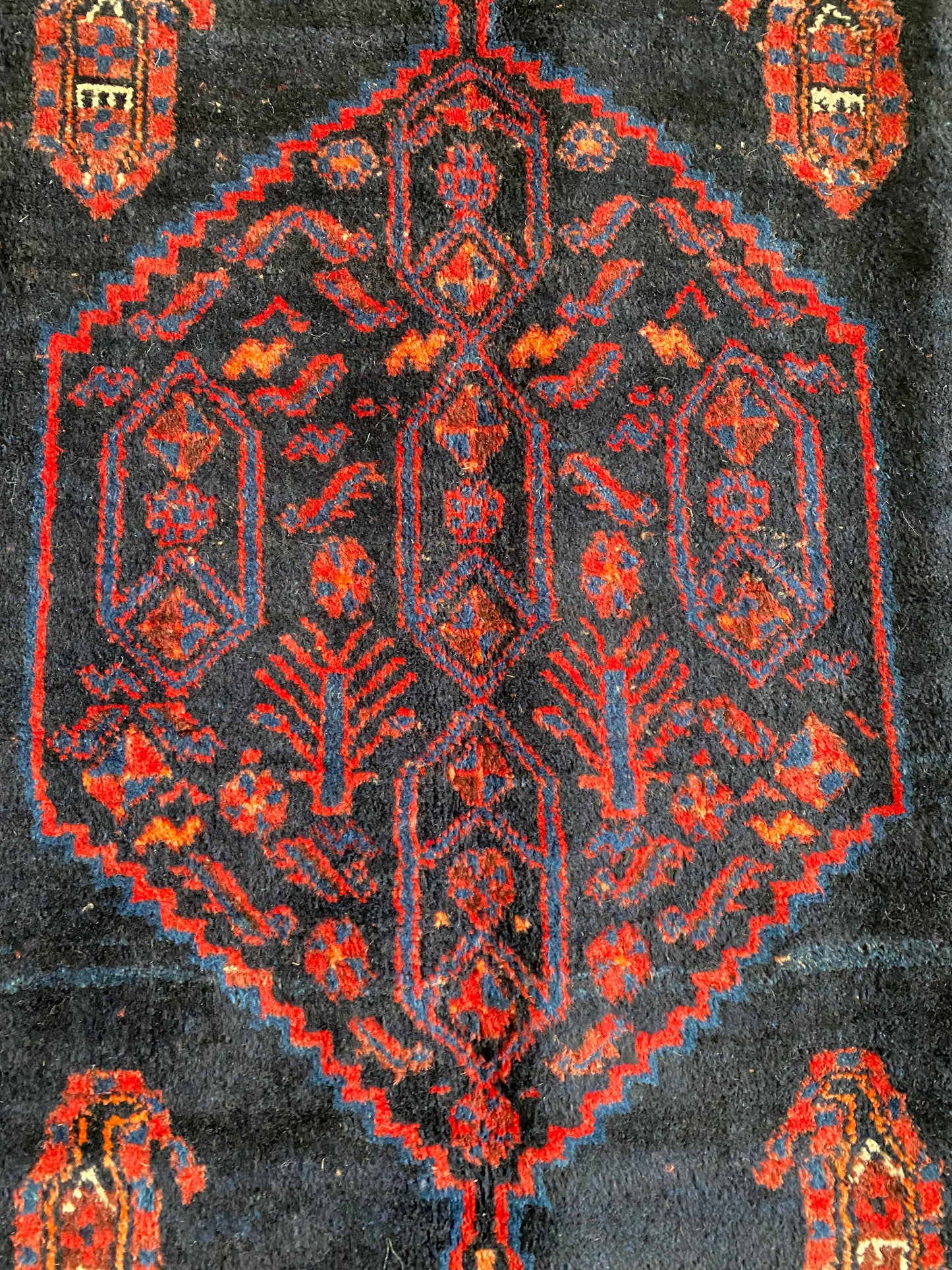 Antique Kurdish Mahabad Rug