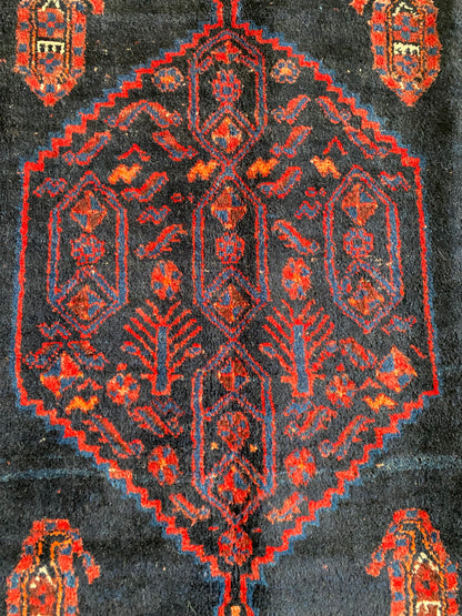 Antique Kurdish Mahabad Rug