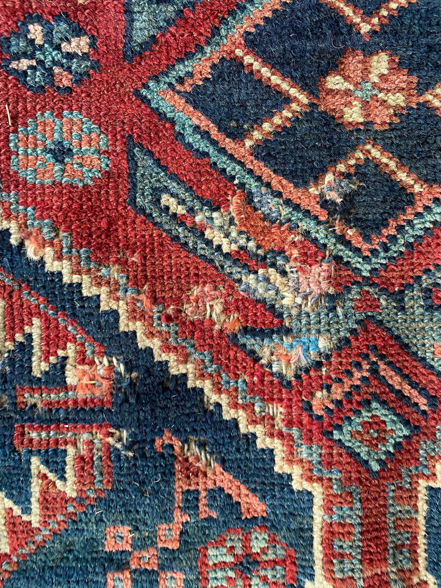 Antique Shirvan Runner Rug