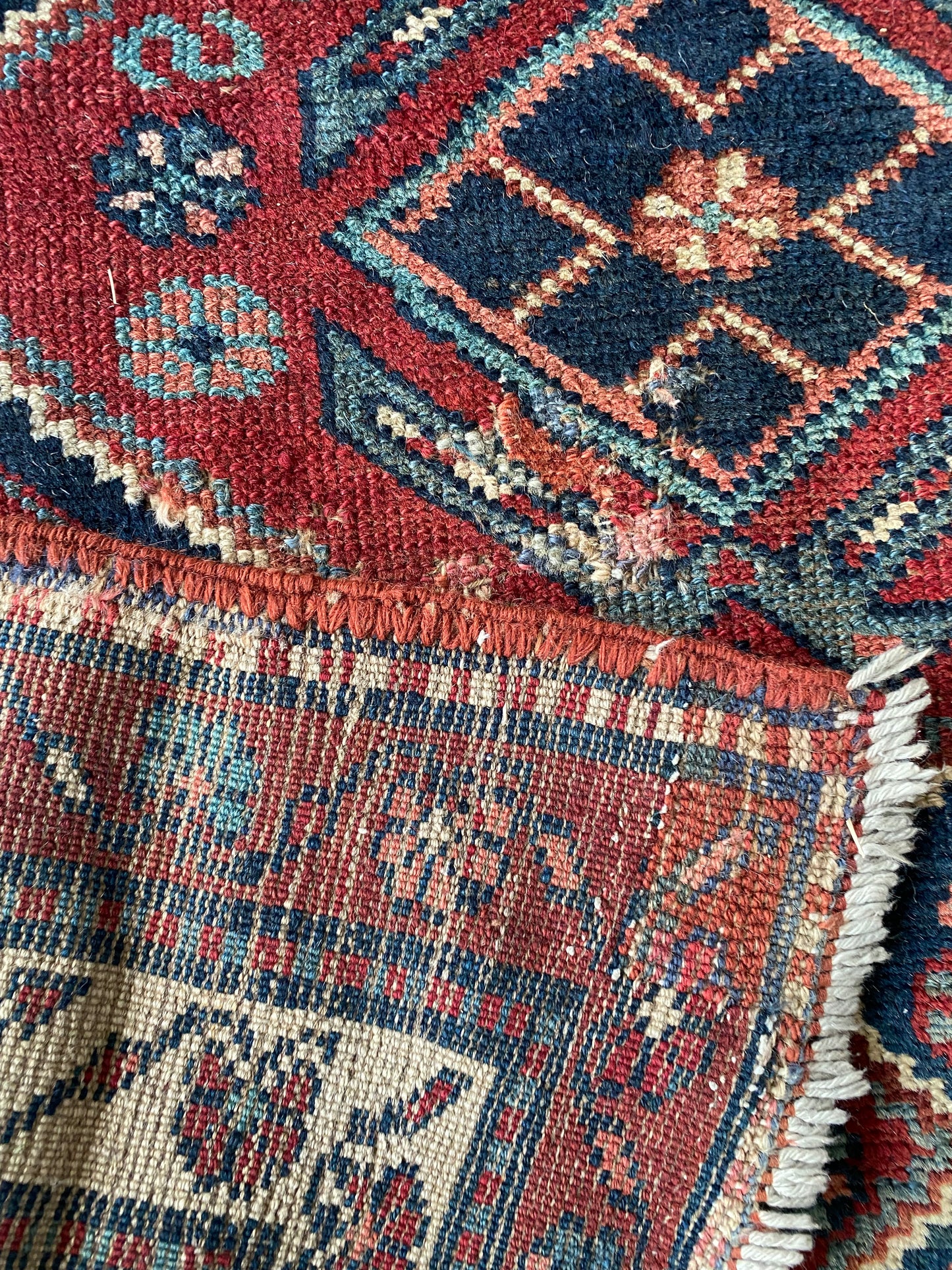 Antique Shirvan Runner Rug, 3x13 Antique Runner Rug