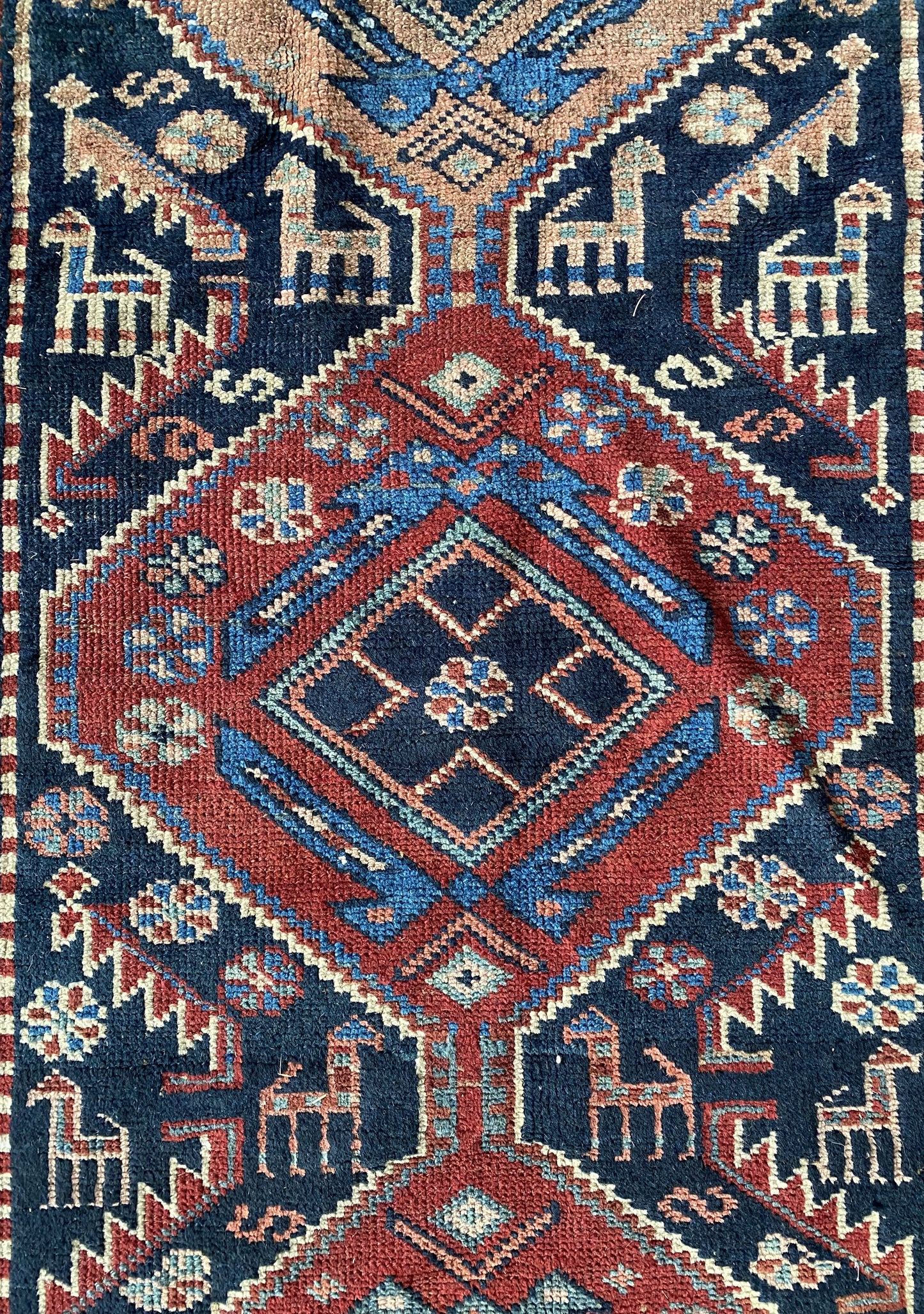 Antique Shirvan Runner Rug