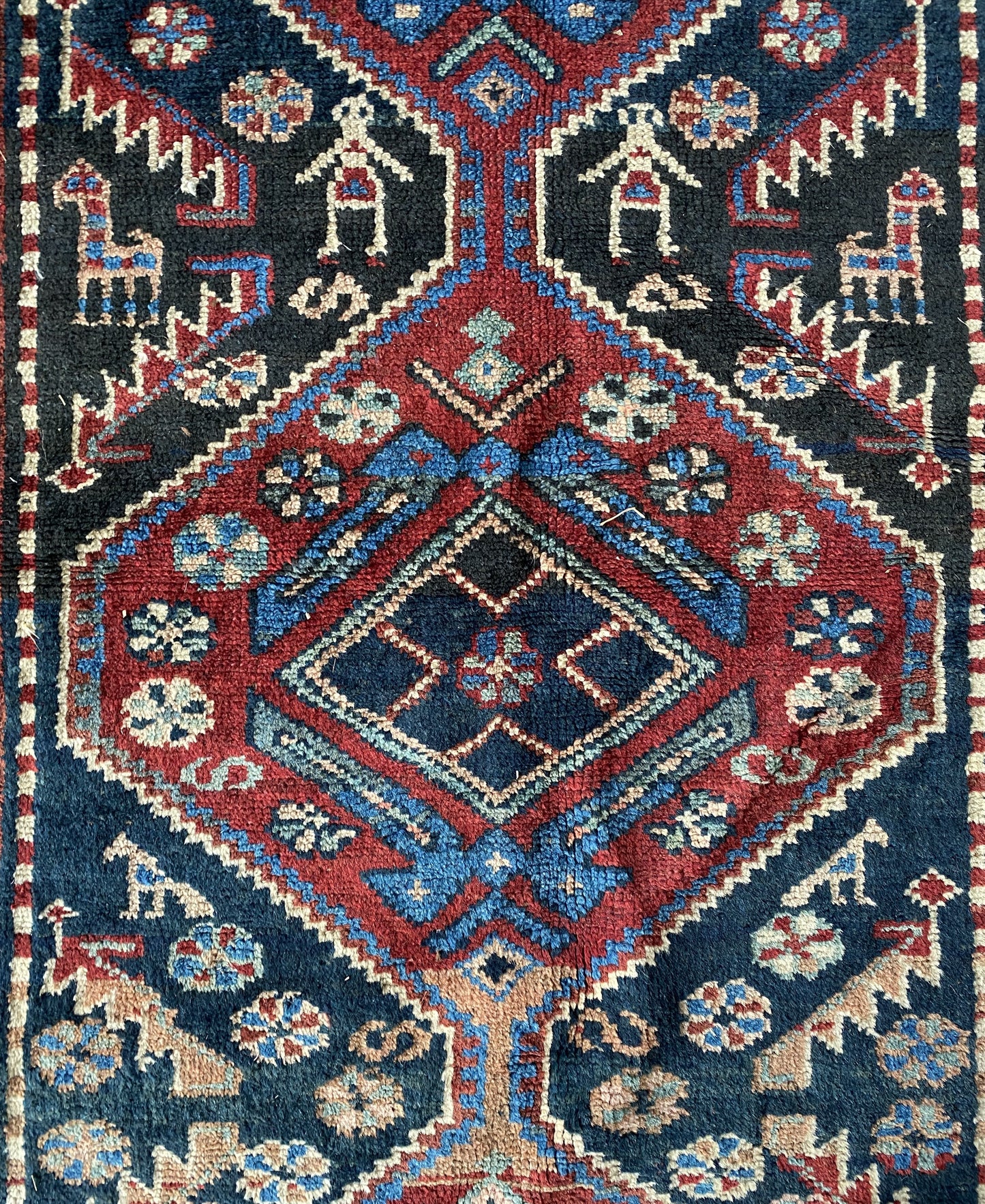 Antique Shirvan Runner Rug, 3x13 Antique Runner Rug