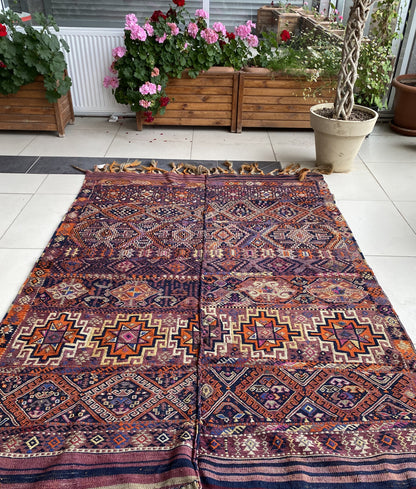 Kurdish Tribal Kilim Rug