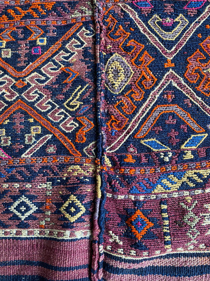 Kurdish Tribal Kilim Rug