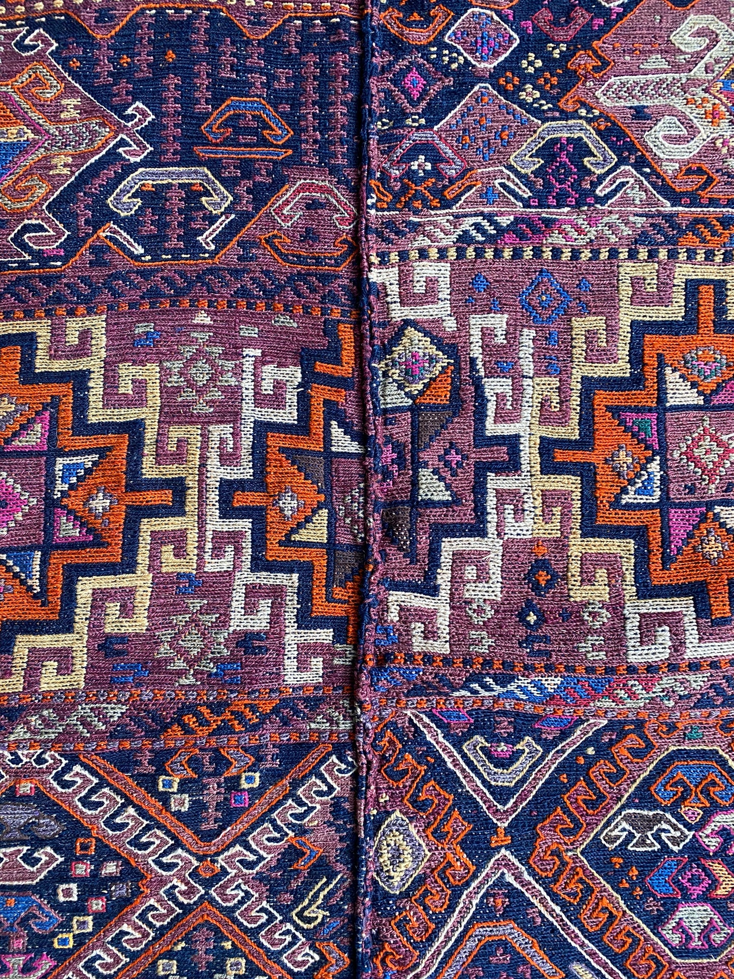 Kurdish Tribal Kilim Rug