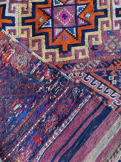 Kurdish Tribal Kilim Rug