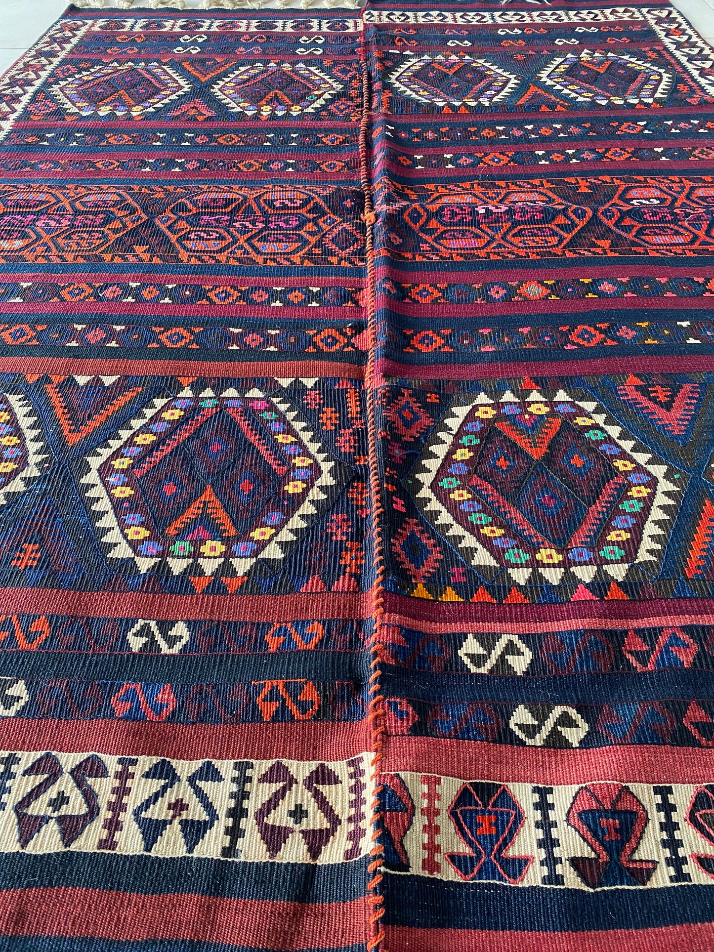 Kurdish Kilim Rug, Kurdish Tribal Kilim, 5x7 Kilim Rug, Nomadic Kilim, Herki Tribe Kilim, Oriental Kilim, Collection Piece,Oriental Rug