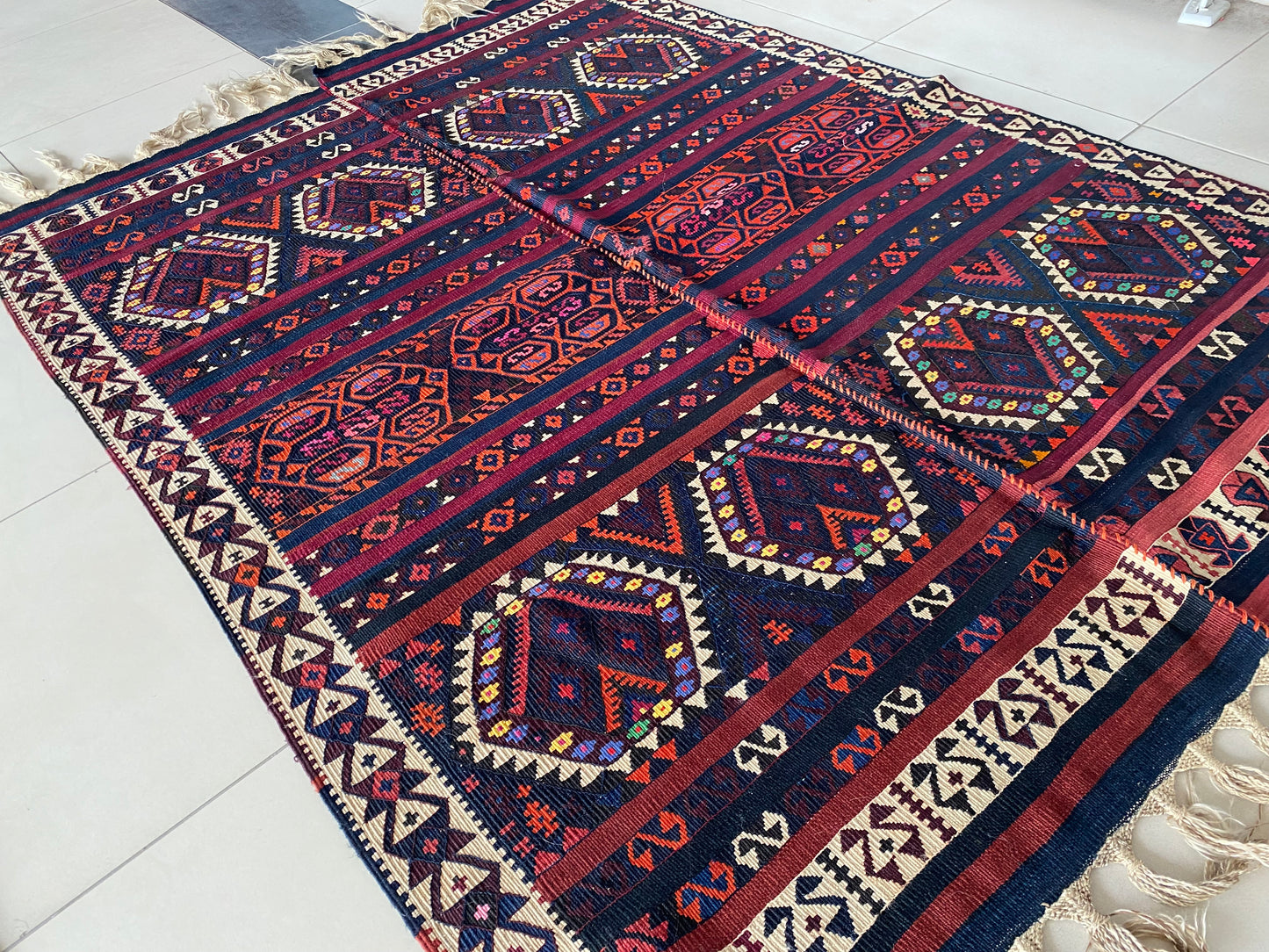 Kurdish Kilim Rug, Kurdish Tribal Kilim, 5x7 Kilim Rug, Nomadic Kilim, Herki Tribe Kilim, Oriental Kilim, Collection Piece,Oriental Rug