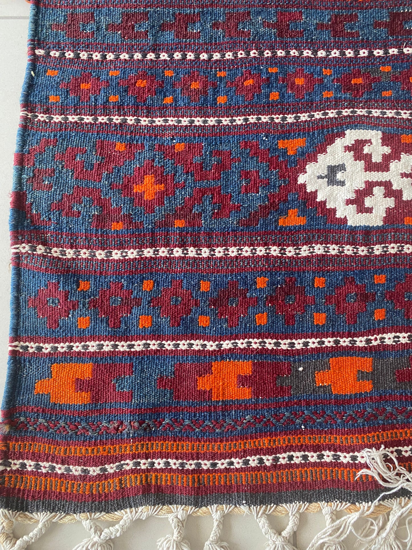 Antique Bakhtiari Kilim Rug