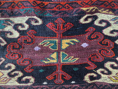 Kurdish Tribal Kilim Rug