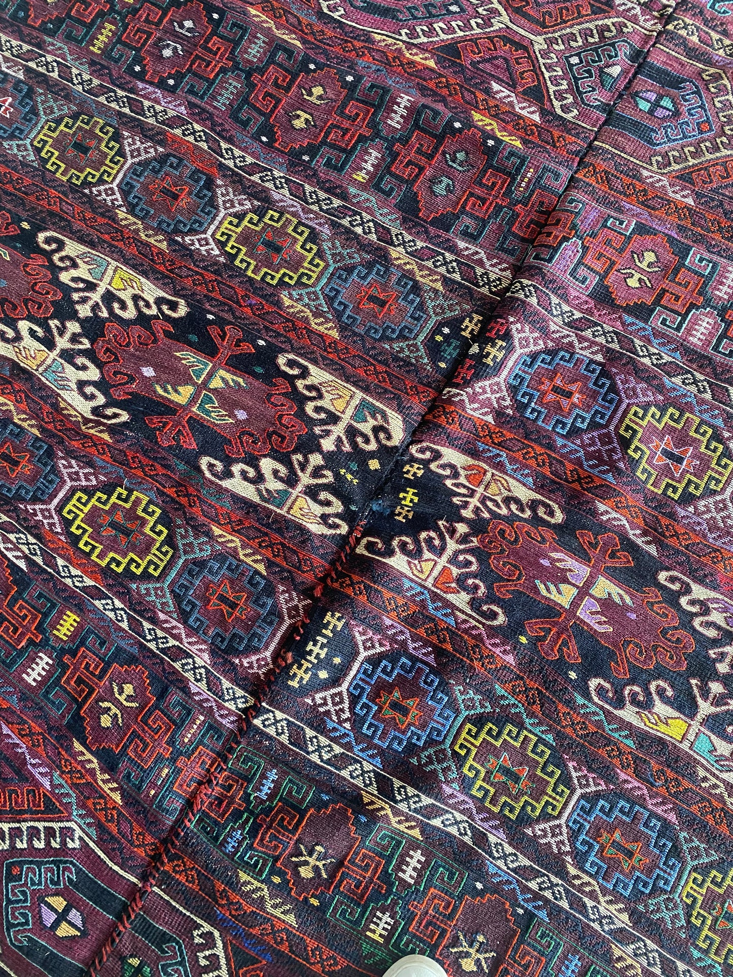 Kurdish Tribal Kilim Rug