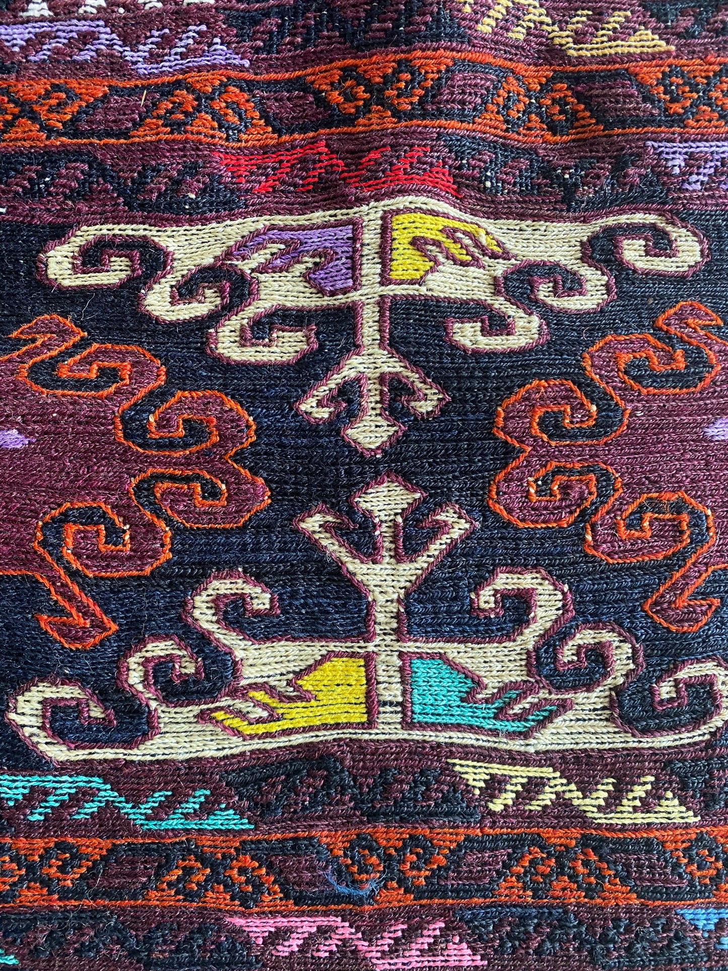 Kurdish Tribal Kilim Rug