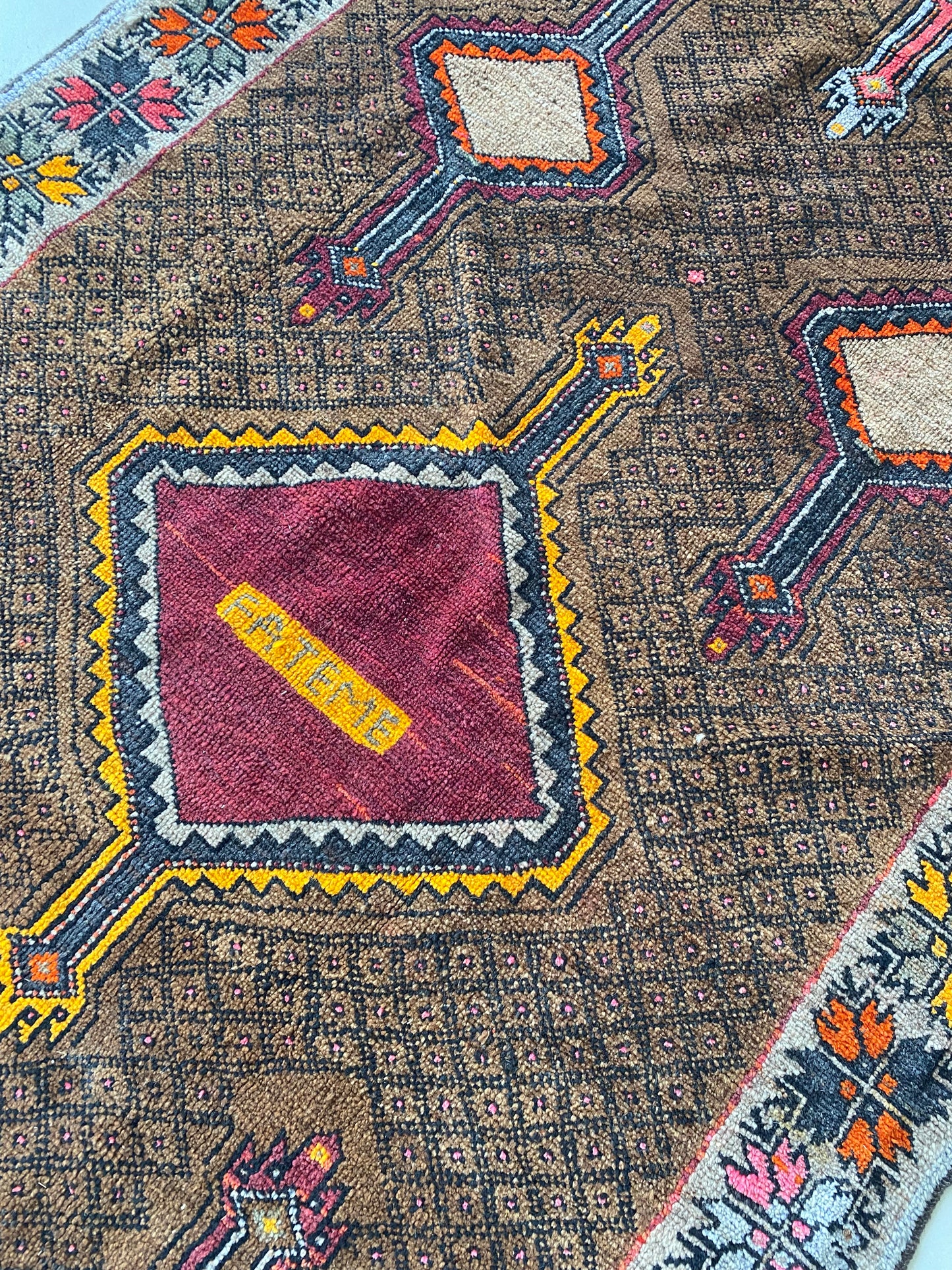 Vintage Kars Runner Rug