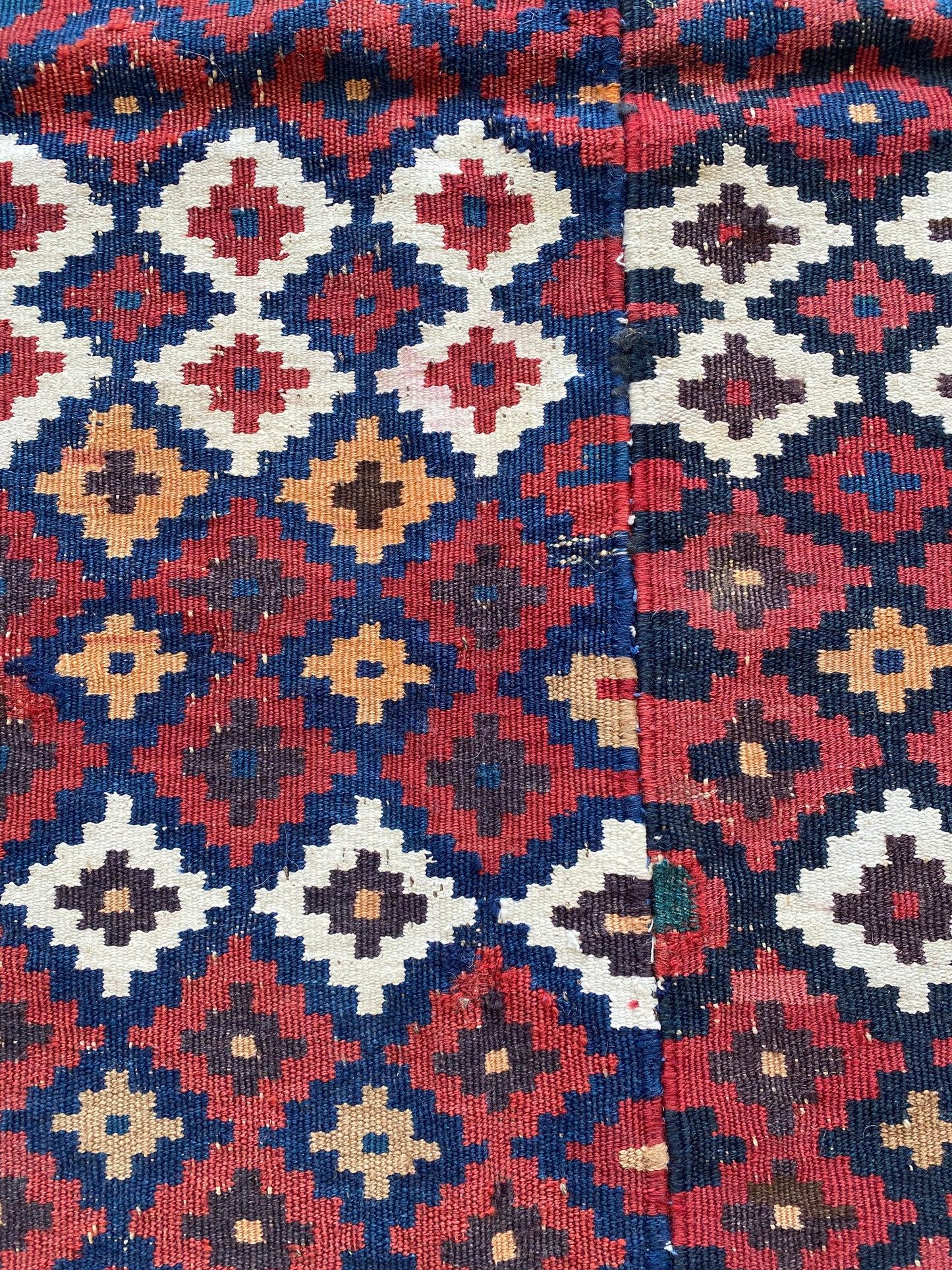 Antique Bakhtiari Kilim Rug