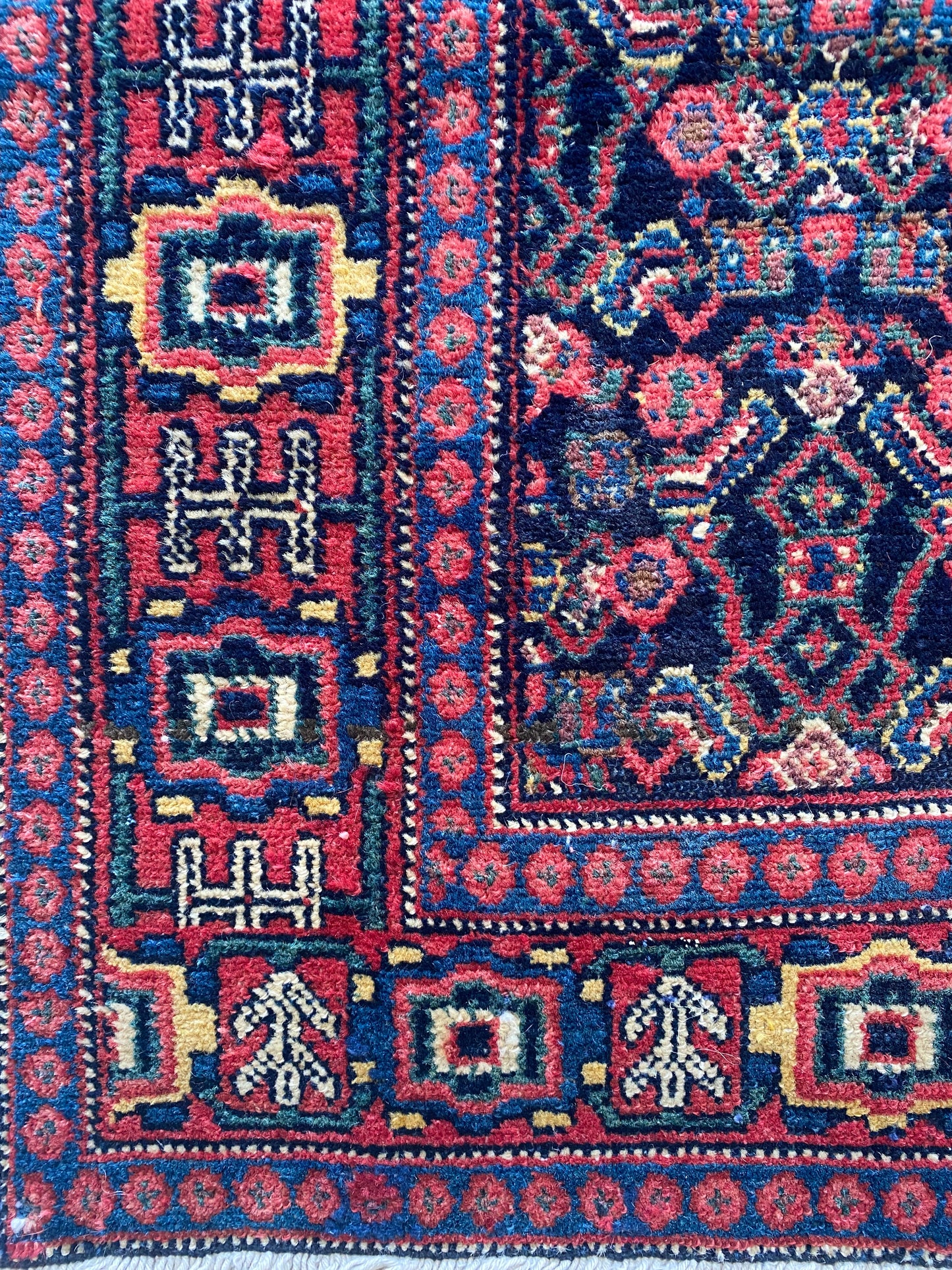 Antique Kurdish Senneh Rug, Museum Quality Collection Piece