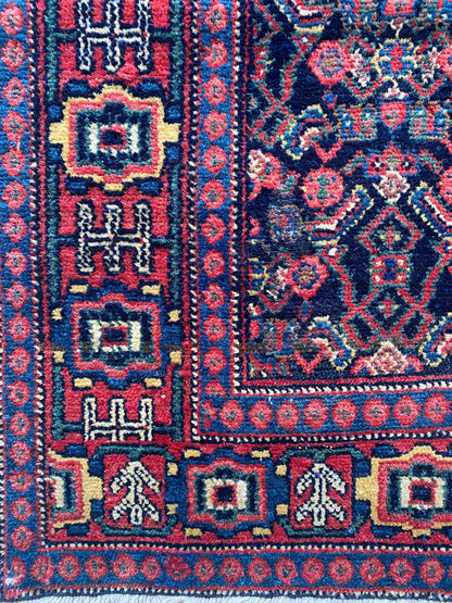 Antique Kurdish Senneh Rug, Museum Quality Collection Piece