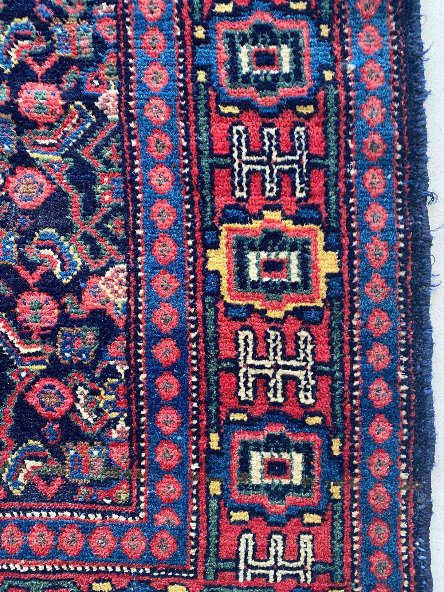 Antique Kurdish Senneh Rug, Museum Quality Collection Piece