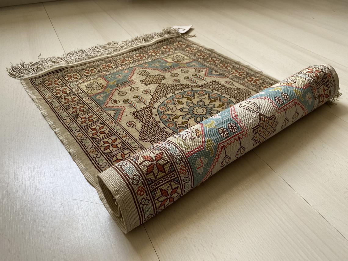 Pure Silk Turkish Hereke Rug