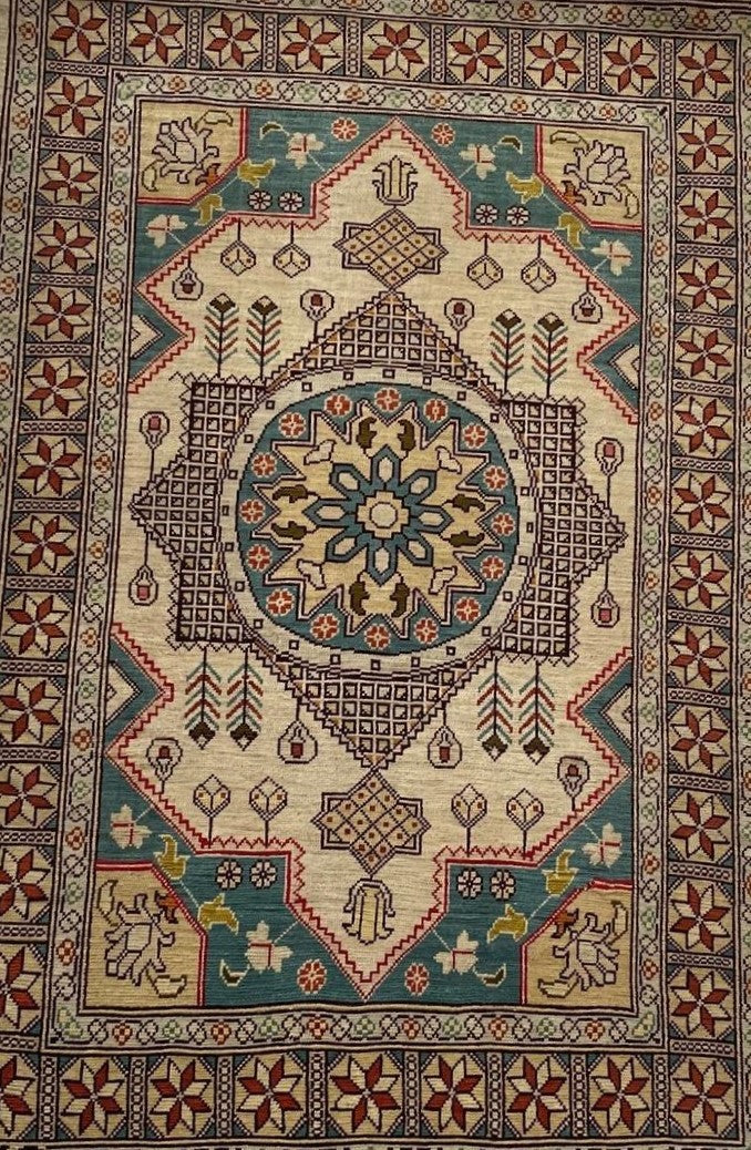 Pure Silk Turkish Hereke Rug