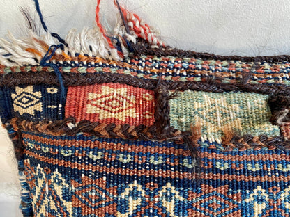 Vintage Cushion Cover, Kilim Bag, Kilim Cushion Cover, Baluch Tribe, Nomadic Pillow,Ethnic Cushion Cover