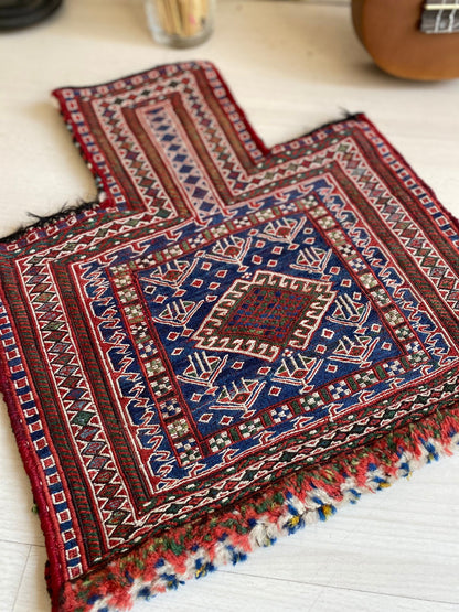 Antique Tribal Bakhtiari Salt Bag