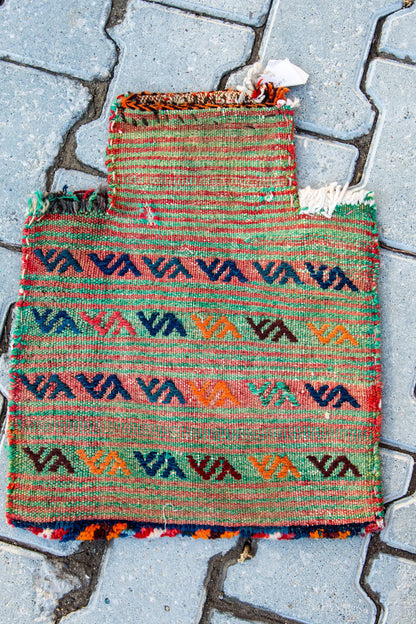 Antique Tribal Bakhtiari Salt Bag