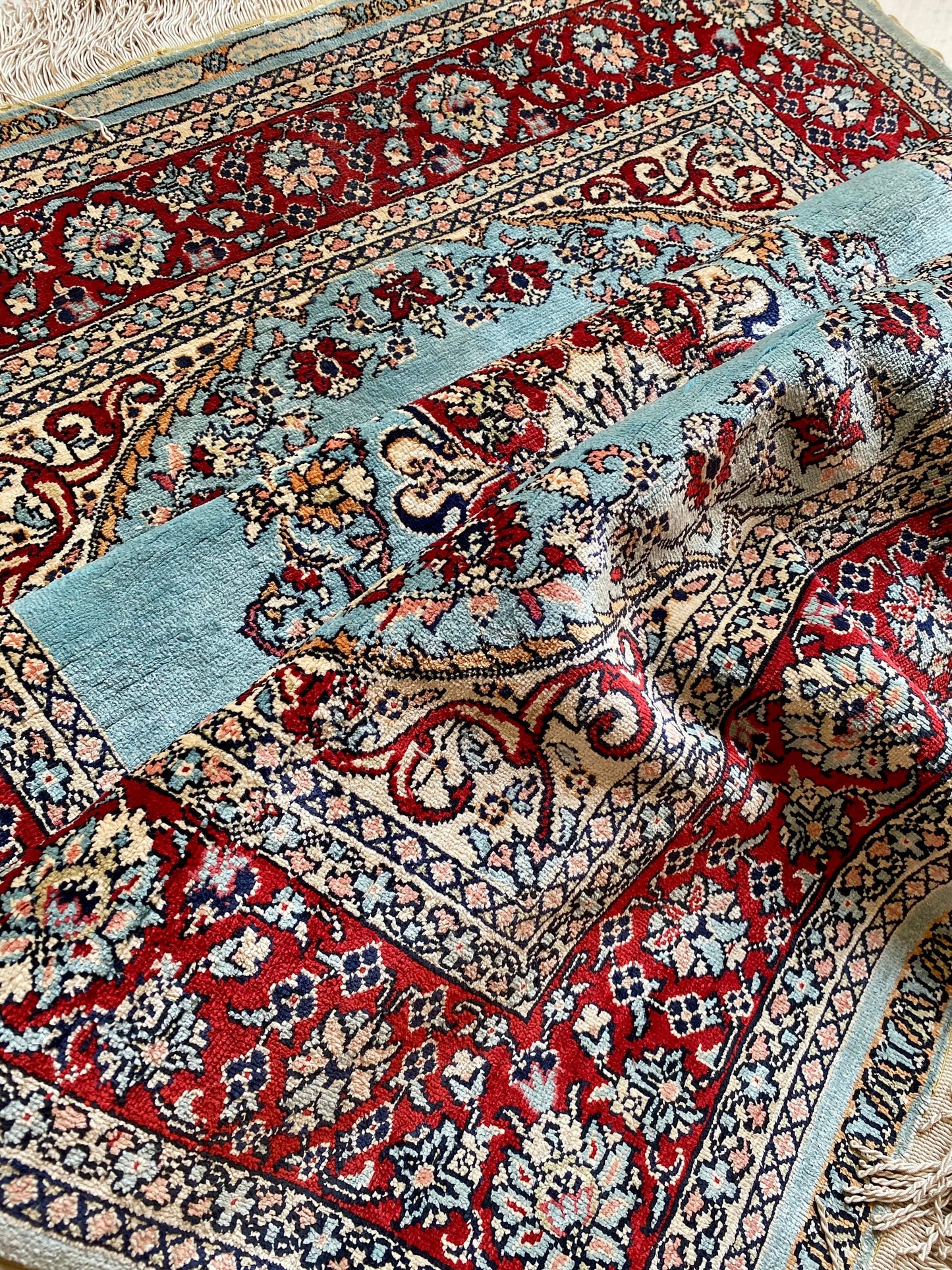 Turkish Pure Silk Rug