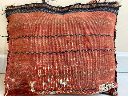 Vintage Cushion Cover, Kilim Bag, Kilim Cushion Cover, Baluch Tribe, Nomadic Pillow,Ethnic Cushion Cover